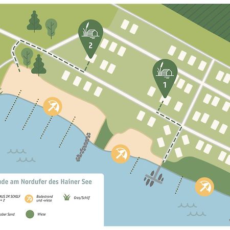 Haus Im Schilf 2 - Ferienwohnungen Am Hainer See Bei Leipzig Neukieritzsch Eksteriør bilde